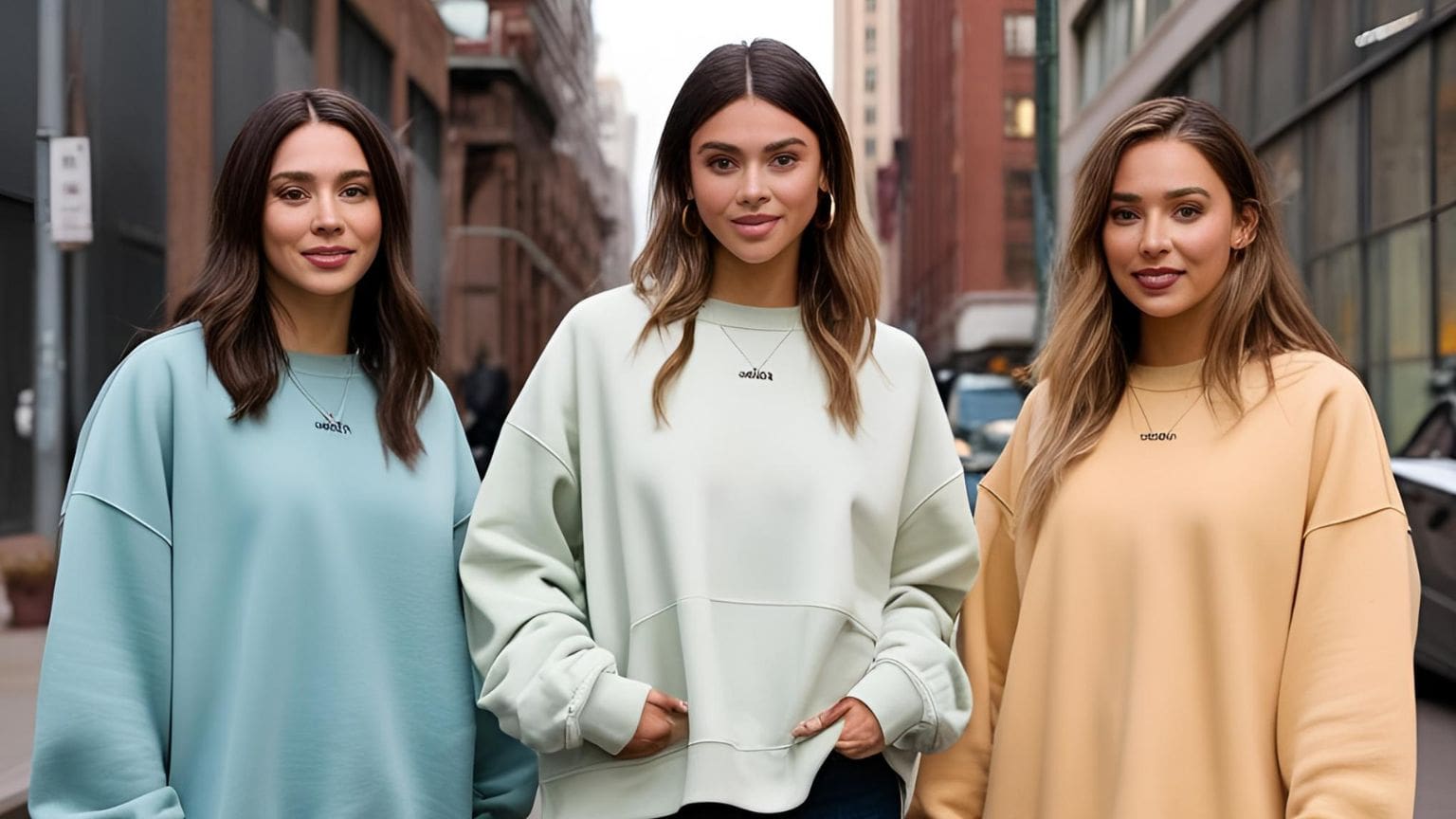 Joven con sudadera oversize posando en un entorno urbano, representando el estilo streetwear actual.