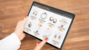 Decoración artesanal moderna en una tienda online de decoración para el hogar