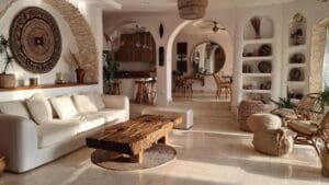 Diseño de interiores sostenible con materiales responsables