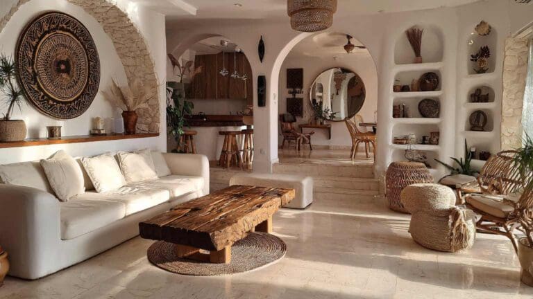 Diseño de interiores sostenible con materiales responsables