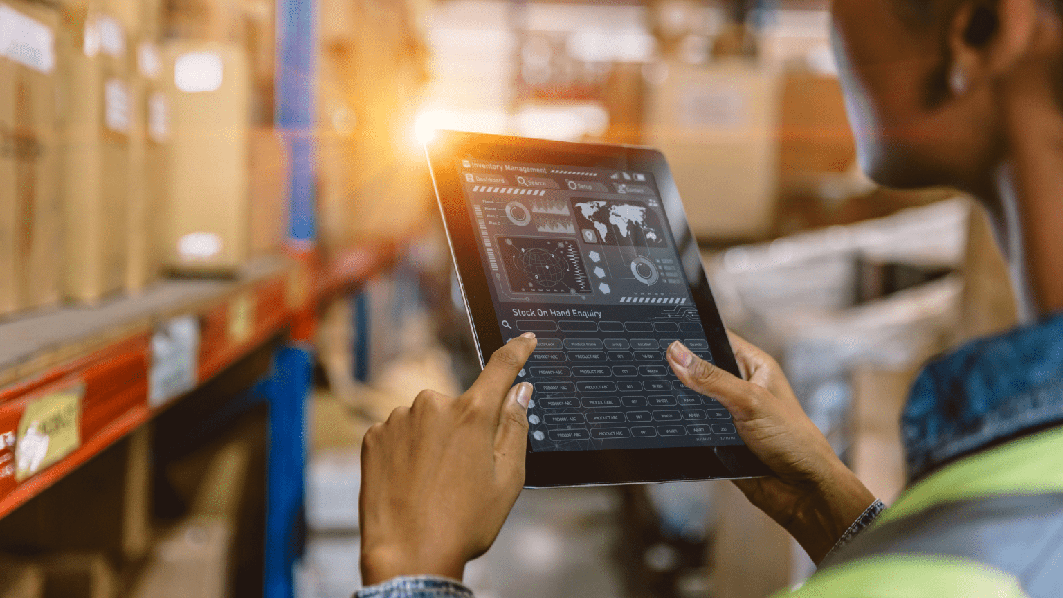 Gestión de envíos con software logístico en almacén