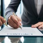 Firma de contrato internacional con asesoría en traducción legal profesiona