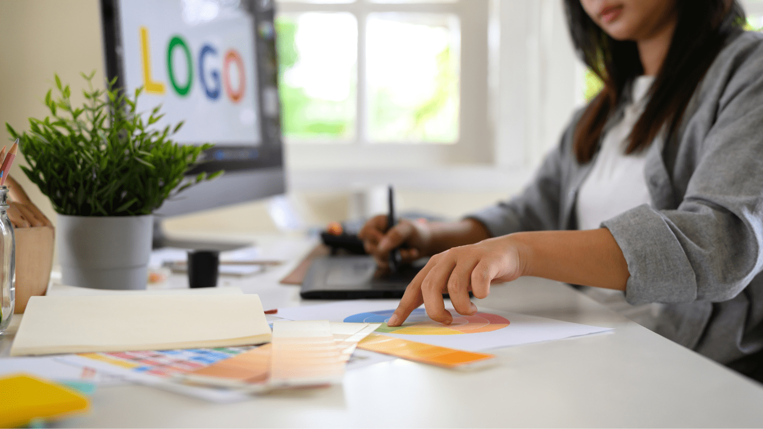 Ejemplo de identidad visual para negocios de belleza con estilo.