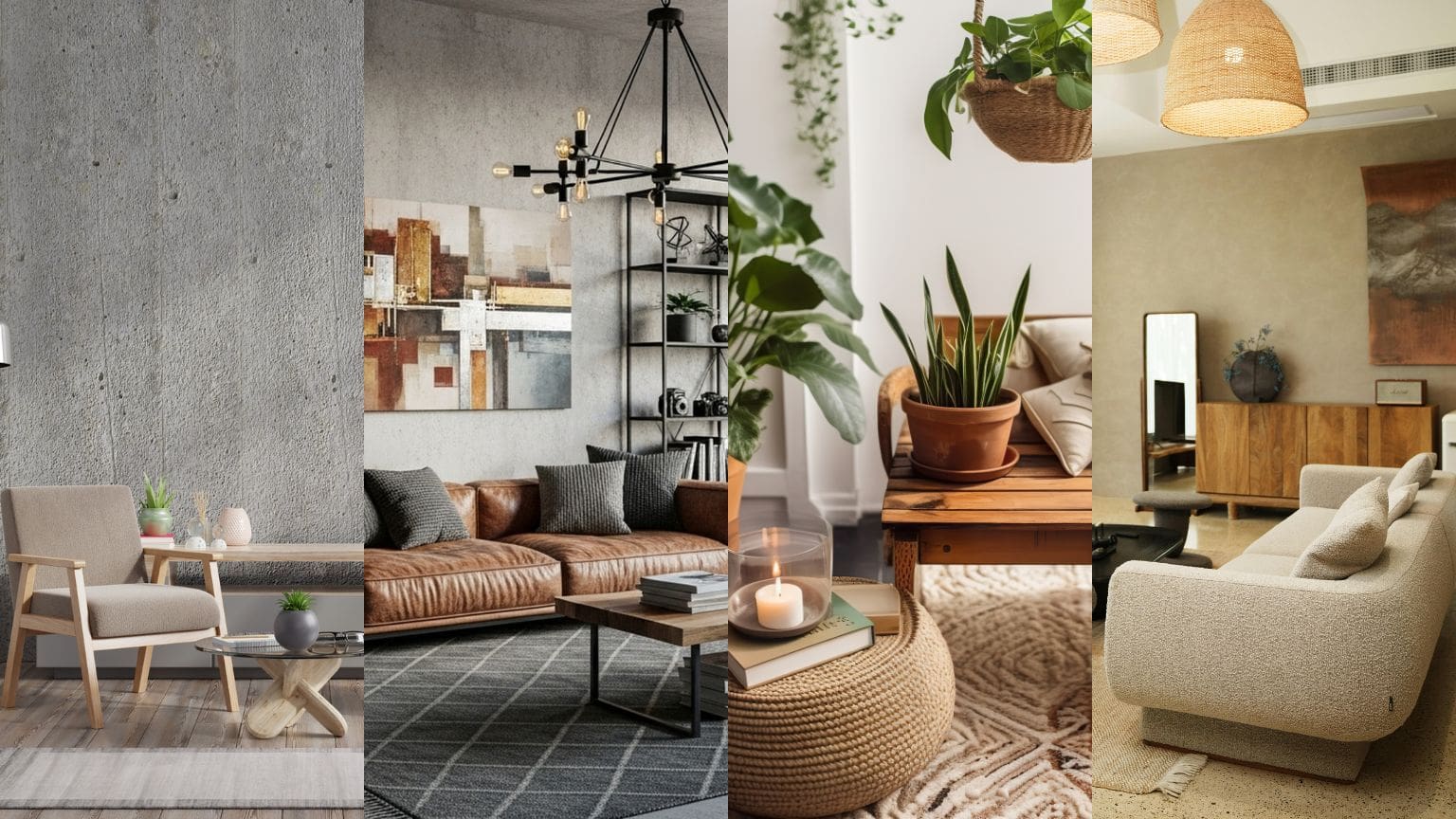 Estilos de decoración interior aplicados a distintos tipos de viviendas