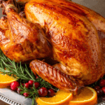 pollos asados en aire caliente