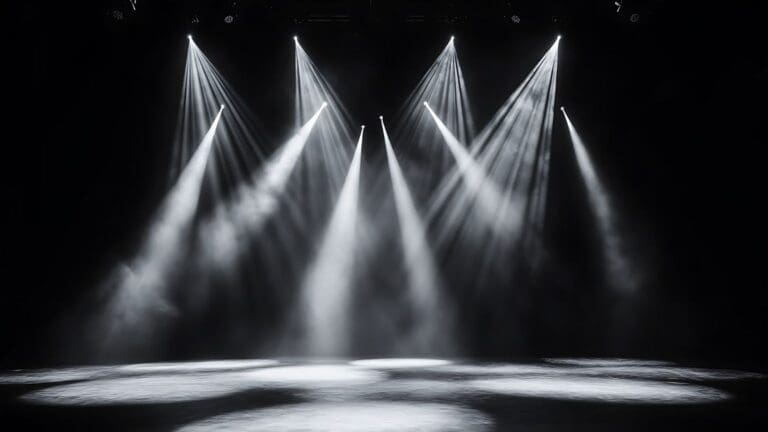 Tendencia de escenografía e iluminación inmersiva para eventos experienciales en 2026 con diseño visual creativo y tecnología audiovisual de última generación