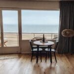 cleaning in a coastal property near the sea