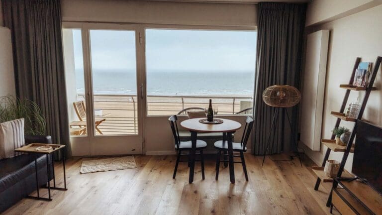 cleaning in a coastal property near the sea