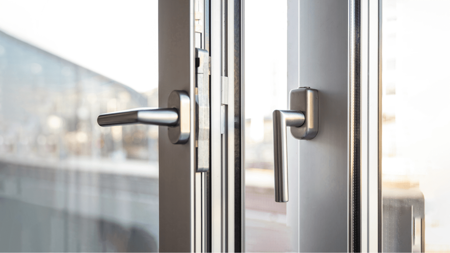 ventanas de aluminio o PVC instaladas en una vivienda moderna con buena iluminación natural.