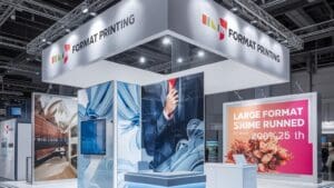 Materiales para impresión en gran formato como lonas, vinilos y paneles rígidos utilizados en campañas publicitarias de exterior e interior