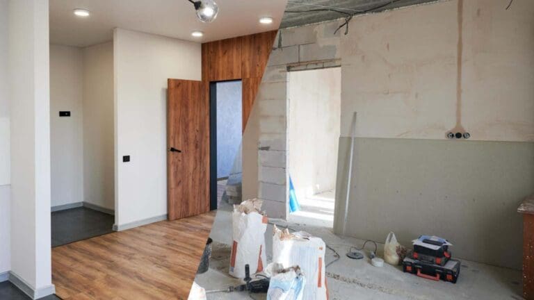 empresa de reformas integrales realizando obra en vivienda en la marina alta