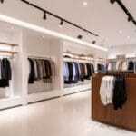 Diseño de local comercial moderno con distribución estratégica e iluminación que mejora la experiencia de cliente