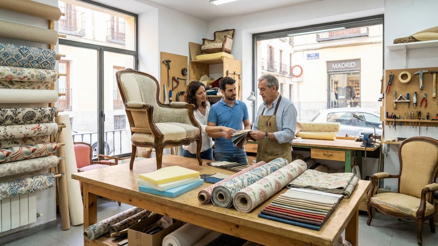 ¿cómo se elige la mejor tapicería en madrid para restaurar muebles?