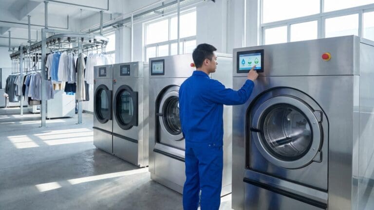 ¿Qué es la maquinaria industrial de última generación para el cuidado de la ropa?