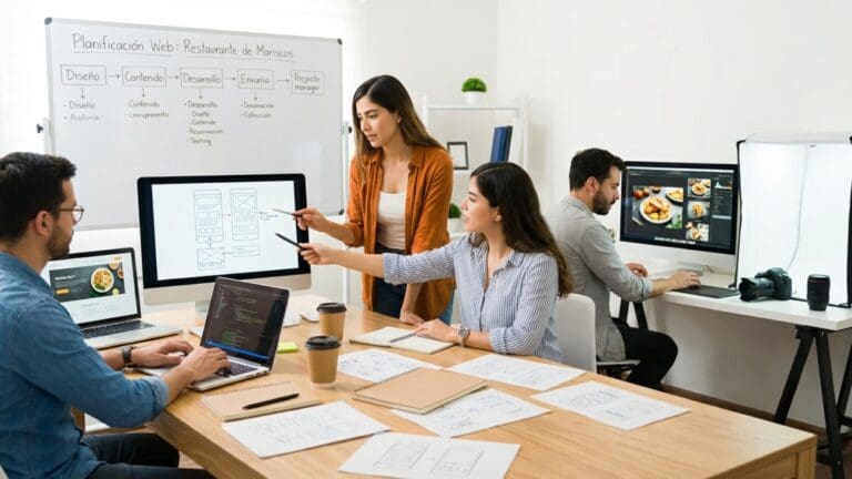 ¿Qué significa que se esté realizando la web de un proyecto?