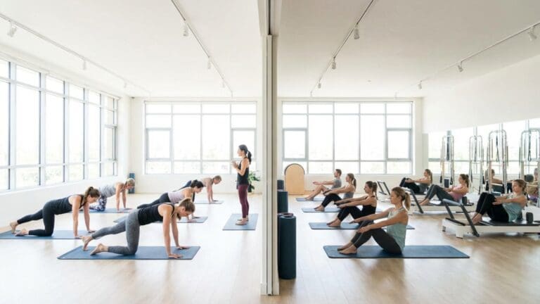 ¿Qué son las clases de yoga y pilates?