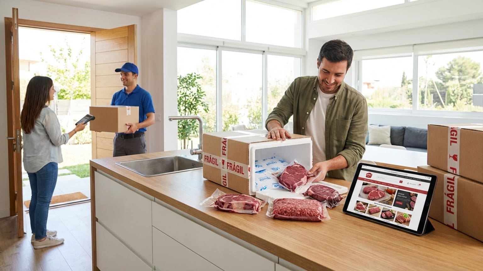 ¿Qué es la venta de carne online y cómo funciona este servicio?