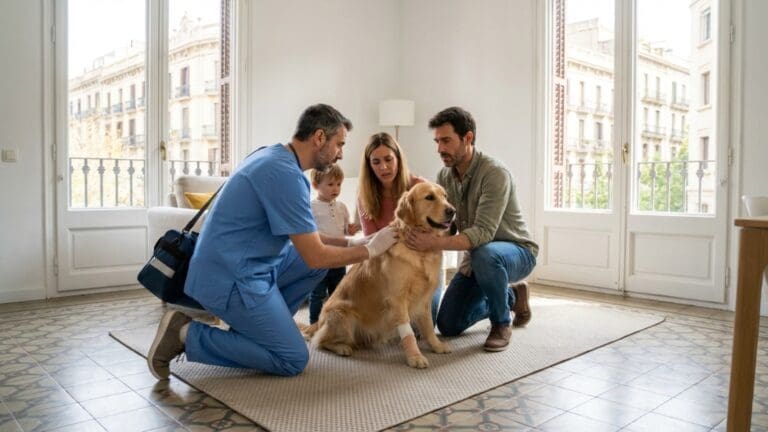 ¿Qué es un veterinario de urgencias a domicilio en Barcelona y cuándo buscarlo?