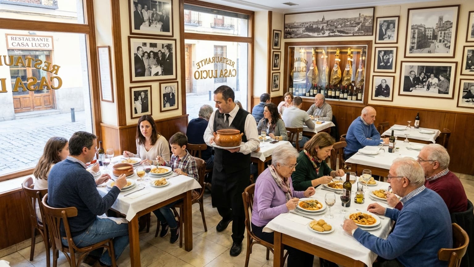 ¿Qué define a un restaurante de cocina tradicional en Madrid?
