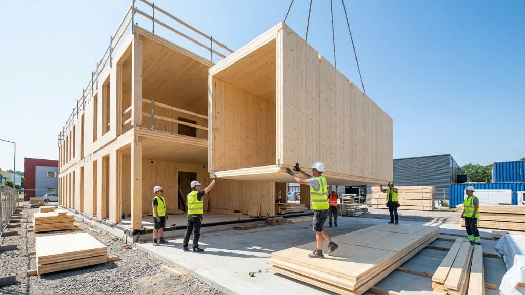 ¿Qué son las construcciones modulares CLT?