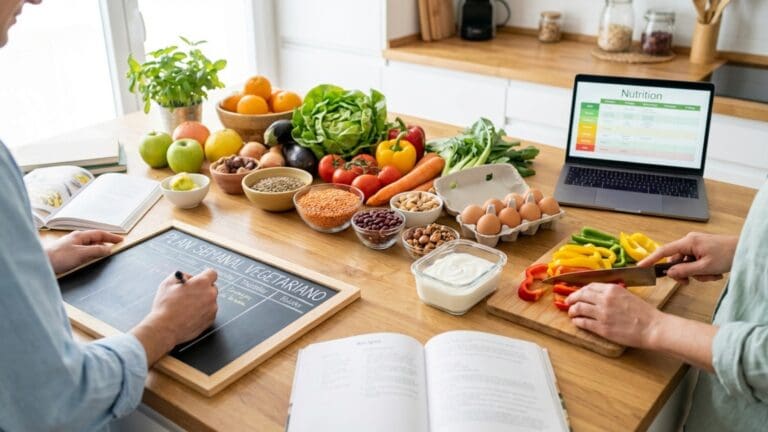 ¿Qué es un menú vegetariano y cómo se planifica para una alimentación completa?