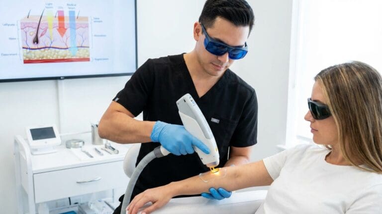 ¿Qué es la depilación láser y cómo funciona en la piel?