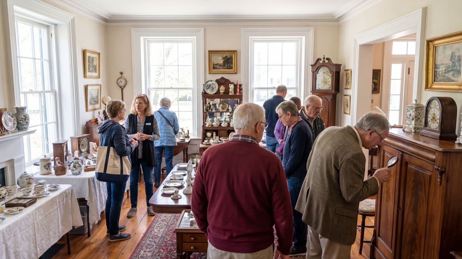 ¿Qué es la venta open house de antigüedades y cómo se organiza?