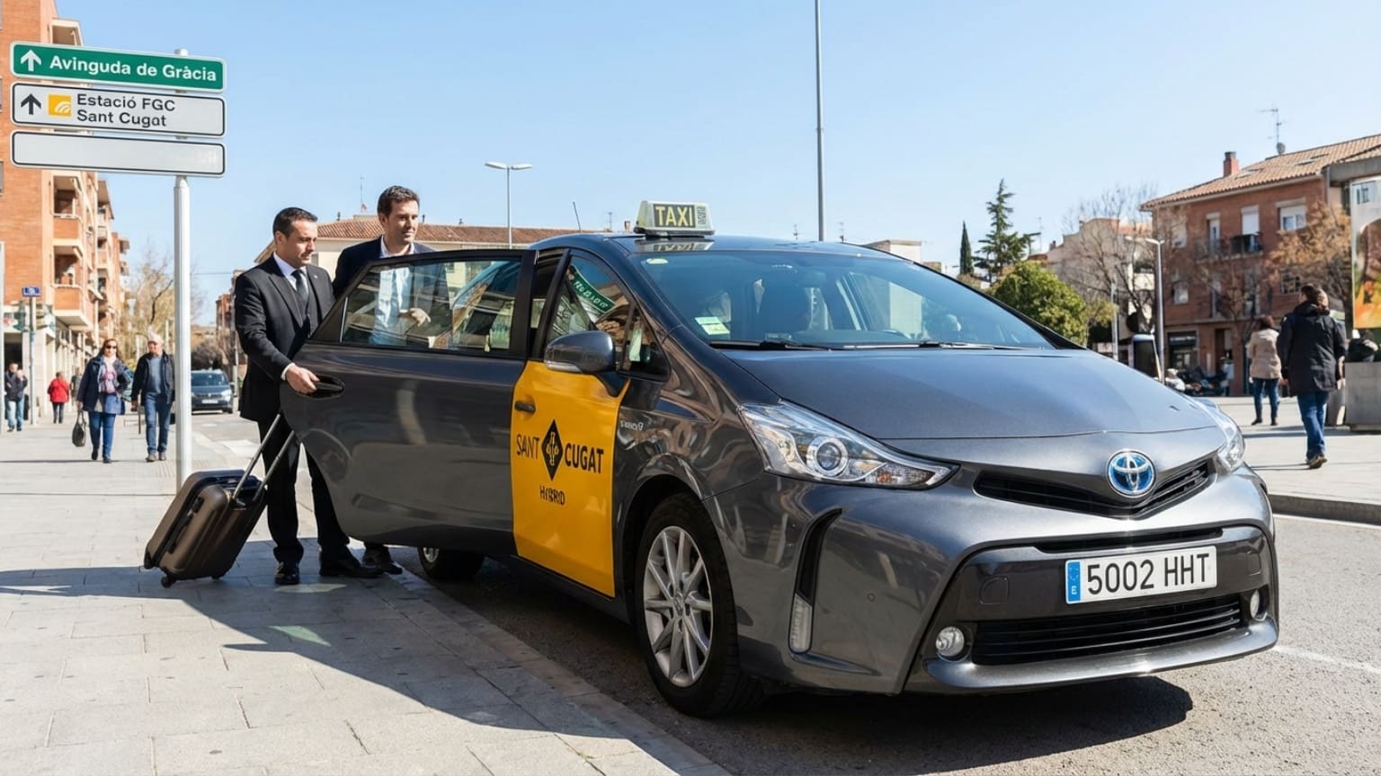 ¿Cómo funciona el servicio de taxi en Sant Cugat?