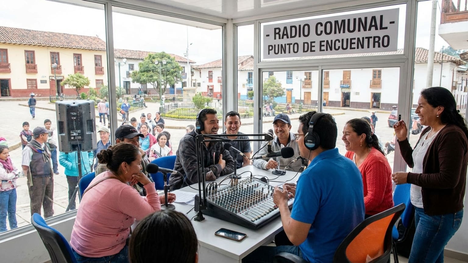 ¿Qué es un punto de encuentro radio y cómo fortalece a la comunidad?