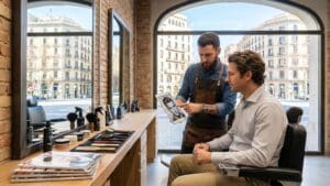 ¿Qué considerar al buscar un corte de cabello para hombre en Barcelona?