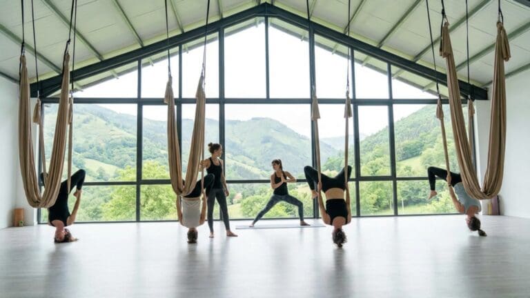 ¿Qué es el yoga aéreo y cómo se practica en Asturias?