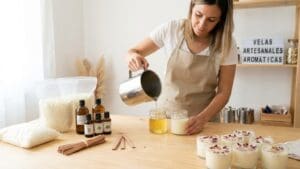 ¿Qué son las velas artesanales aromáticas y cómo se distinguen?
