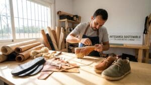 ¿Qué es el calzado sostenible hecho a mano?