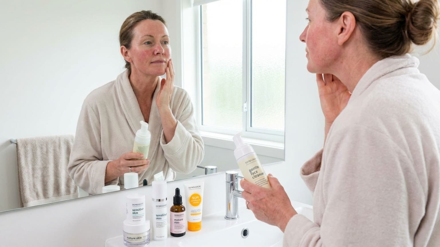 ¿Cómo entender y cuidar la piel sensible a partir de los 40?