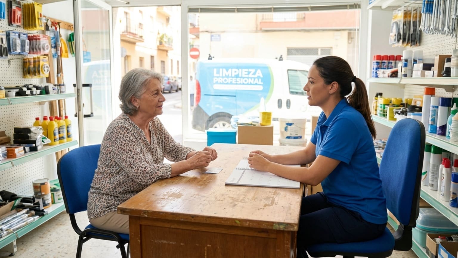 ¿Qué implica ser un cliente sin web para los servicios de limpieza?