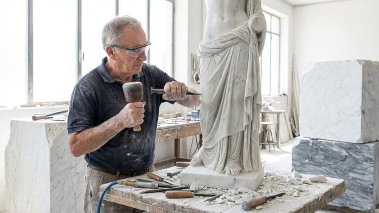 ¿Qué es un artista de mármol y cuál es su trabajo?