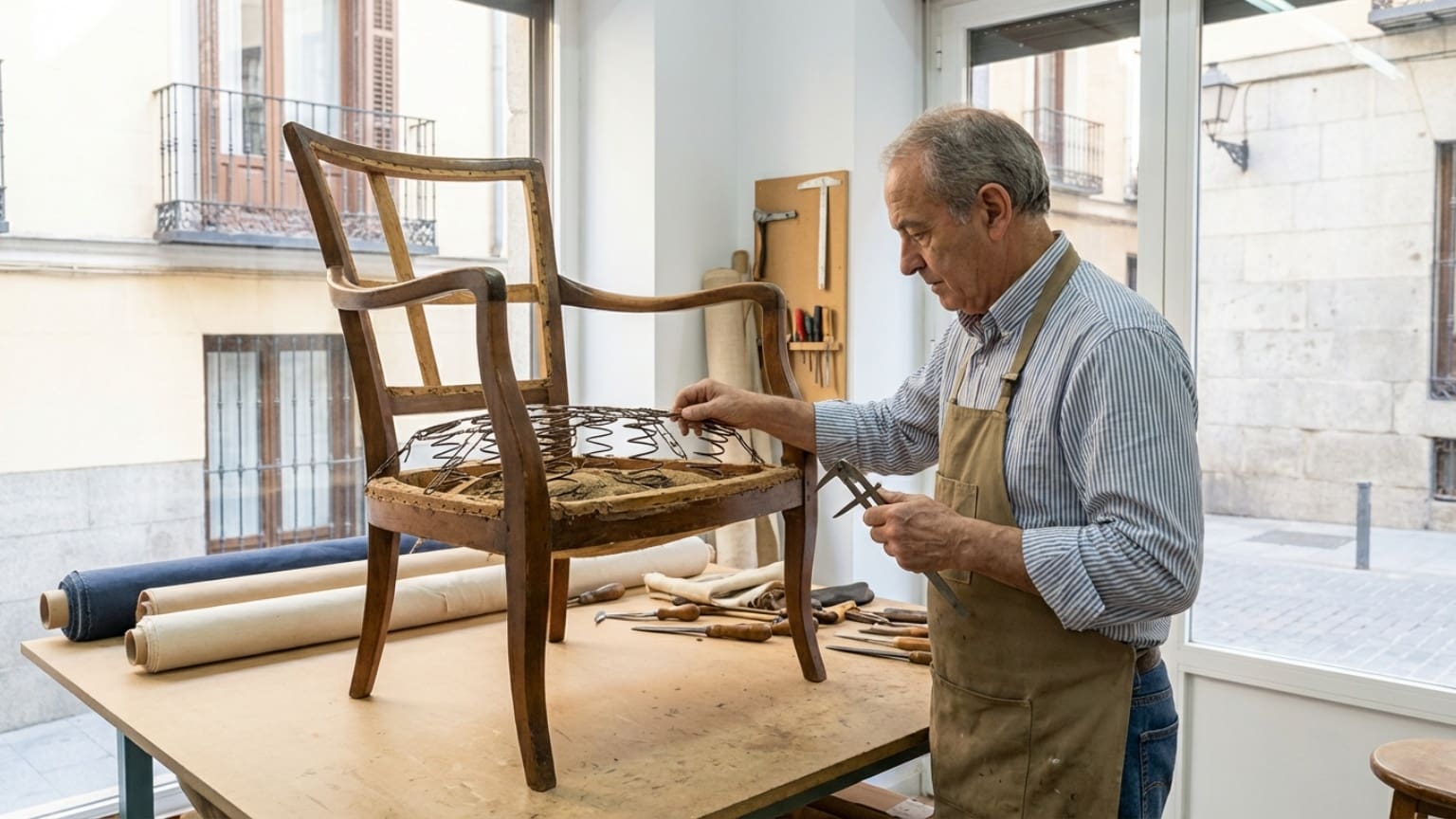 ¿Por qué la elección de un tapicero en Madrid es clave para sus muebles?
