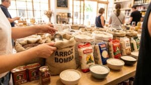 ¿Qué considerar al arroz bomba comprar para una paella auténtica?