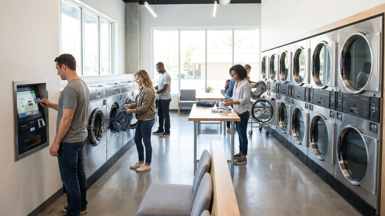 ¿Qué es una lavandería autoservicio y cómo funciona?