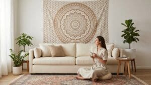 ¿Cómo usar mandalas en la decoración del hogar para crear ambientes de calma?