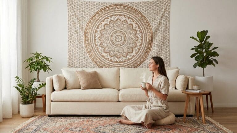 ¿Cómo usar mandalas en la decoración del hogar para crear ambientes de calma?
