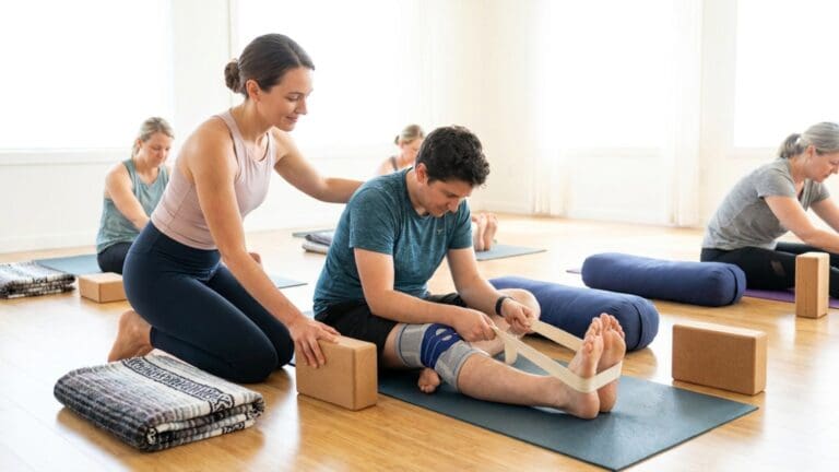 ¿Cómo el yoga ayuda en la recuperación de lesiones?