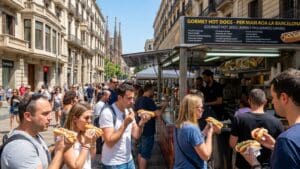 ¿Qué son los perritos calientes y por qué son tan populares en Barcelona?