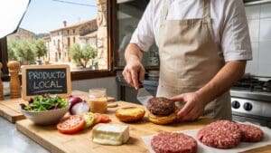 ¿Qué define la calidad de las burgers en Chirivel?