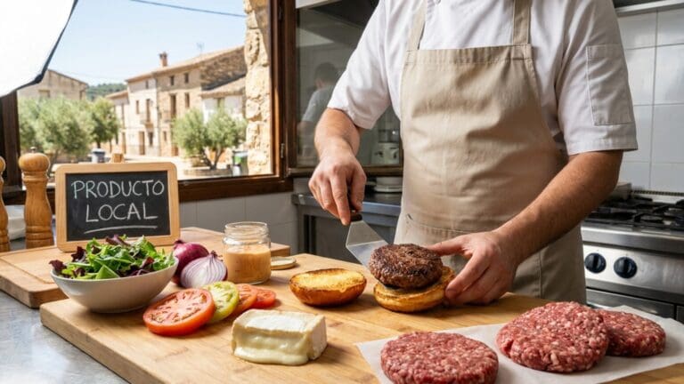 ¿Qué define la calidad de las burgers en Chirivel?