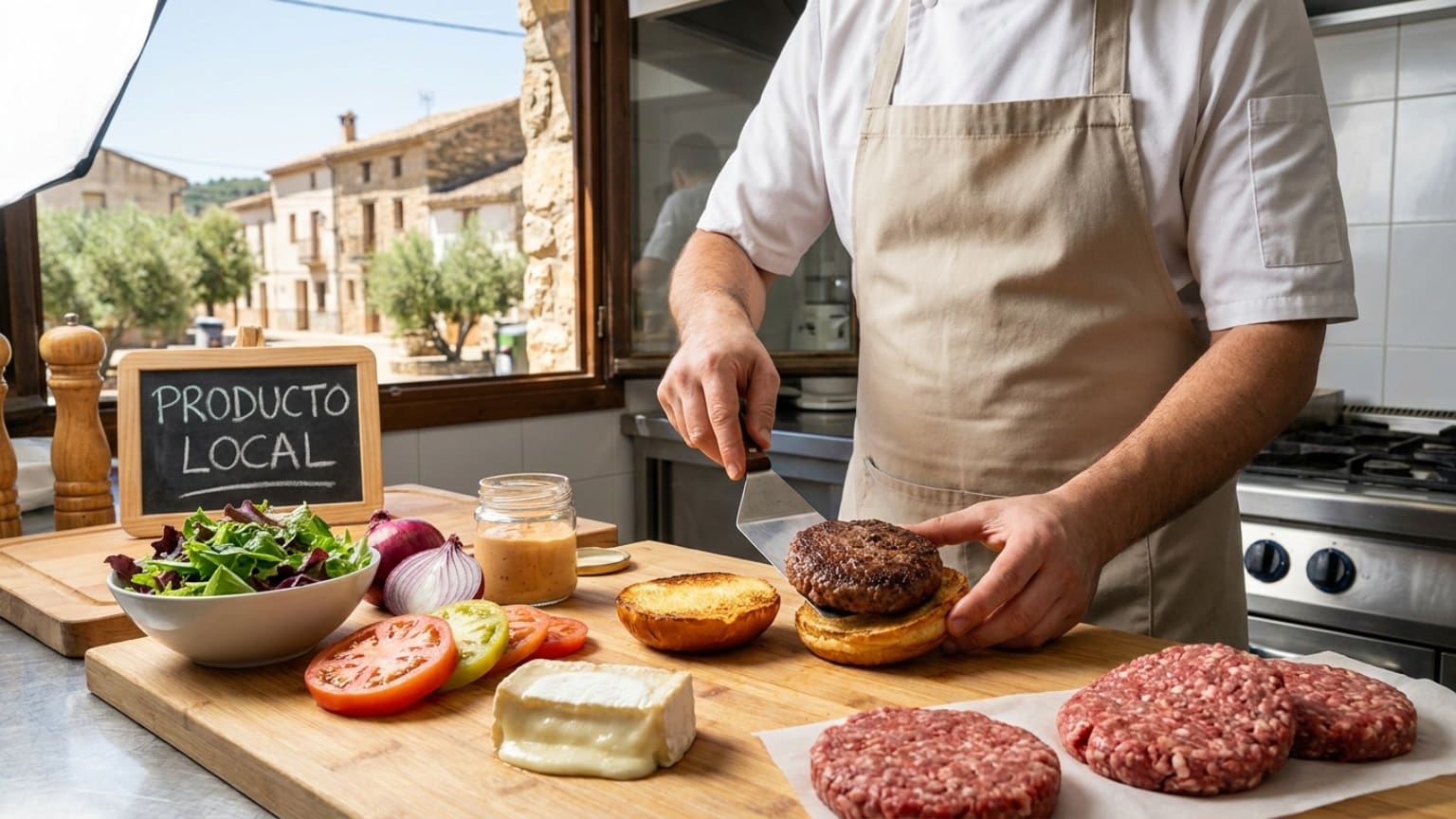 ¿Qué define la calidad de las burgers en Chirivel?