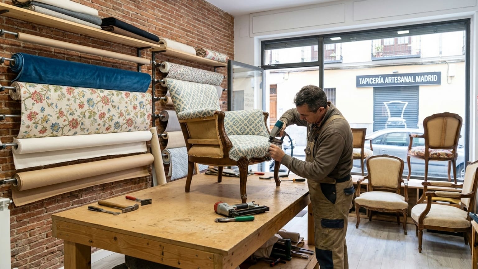 ¿Qué es el tapizado de sillas en Madrid y cómo se hace?