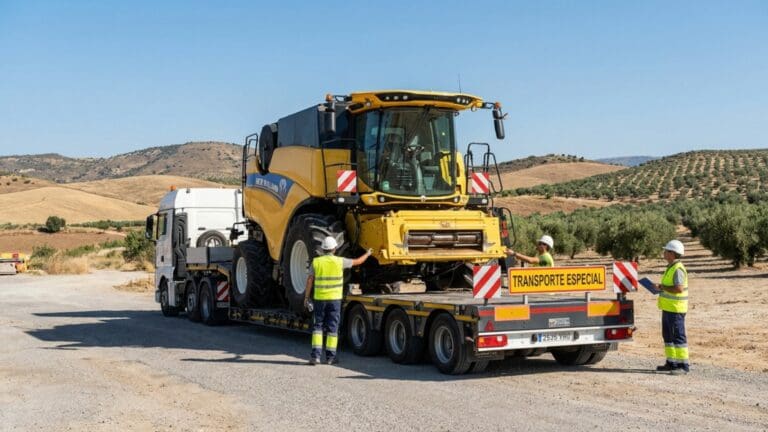 ¿Cómo se organiza el envío de maquinaria agrícola en España?
