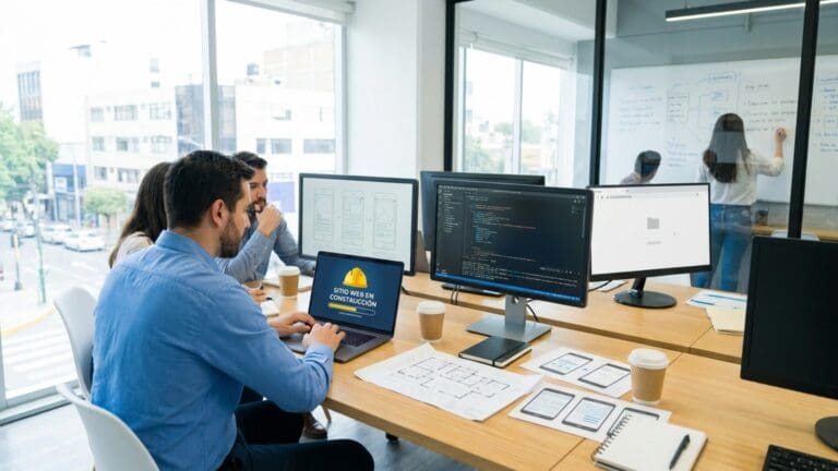¿Qué significa que la web de la empresa esté en construcción?
