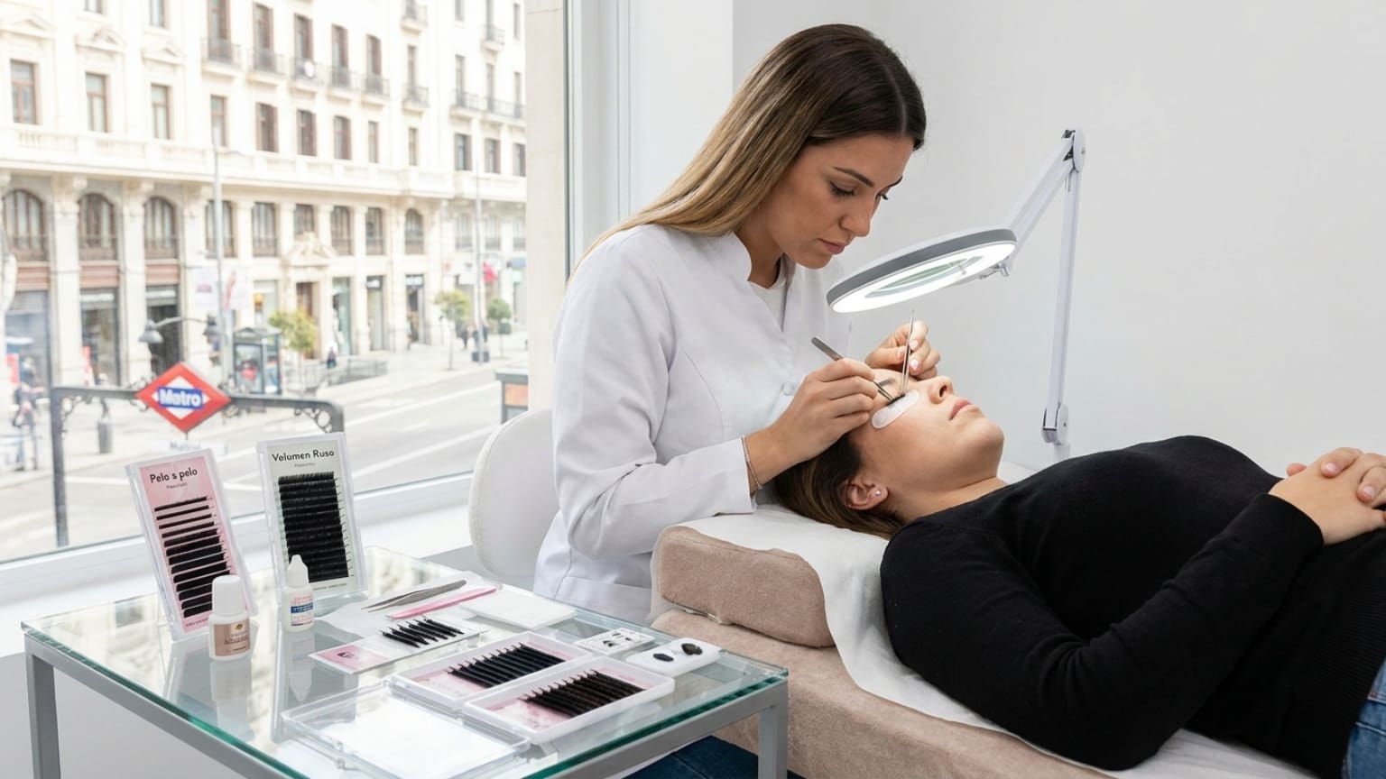 ¿Qué son las pestañas profesionales y cómo se eligen en Madrid?